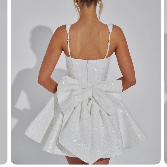 BabyBoo White Dorothy Mini Dress - Picture 4 of 4